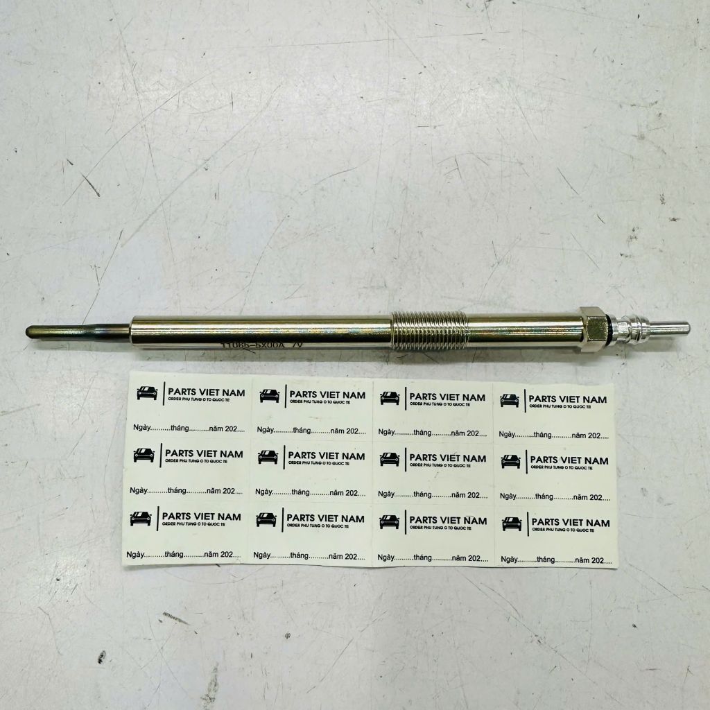 Bugi sấy, Nến sấy Nissan Navara (D40/NP300), Pathfinder (R51), X-Trail, XTrail T30 T31 máy dầu 2.5L YD25 đời 2005 - 2022. Hàng Nissan Dongfeng. Mã 110655X00A, 11065-AD20A, 11065AD20A