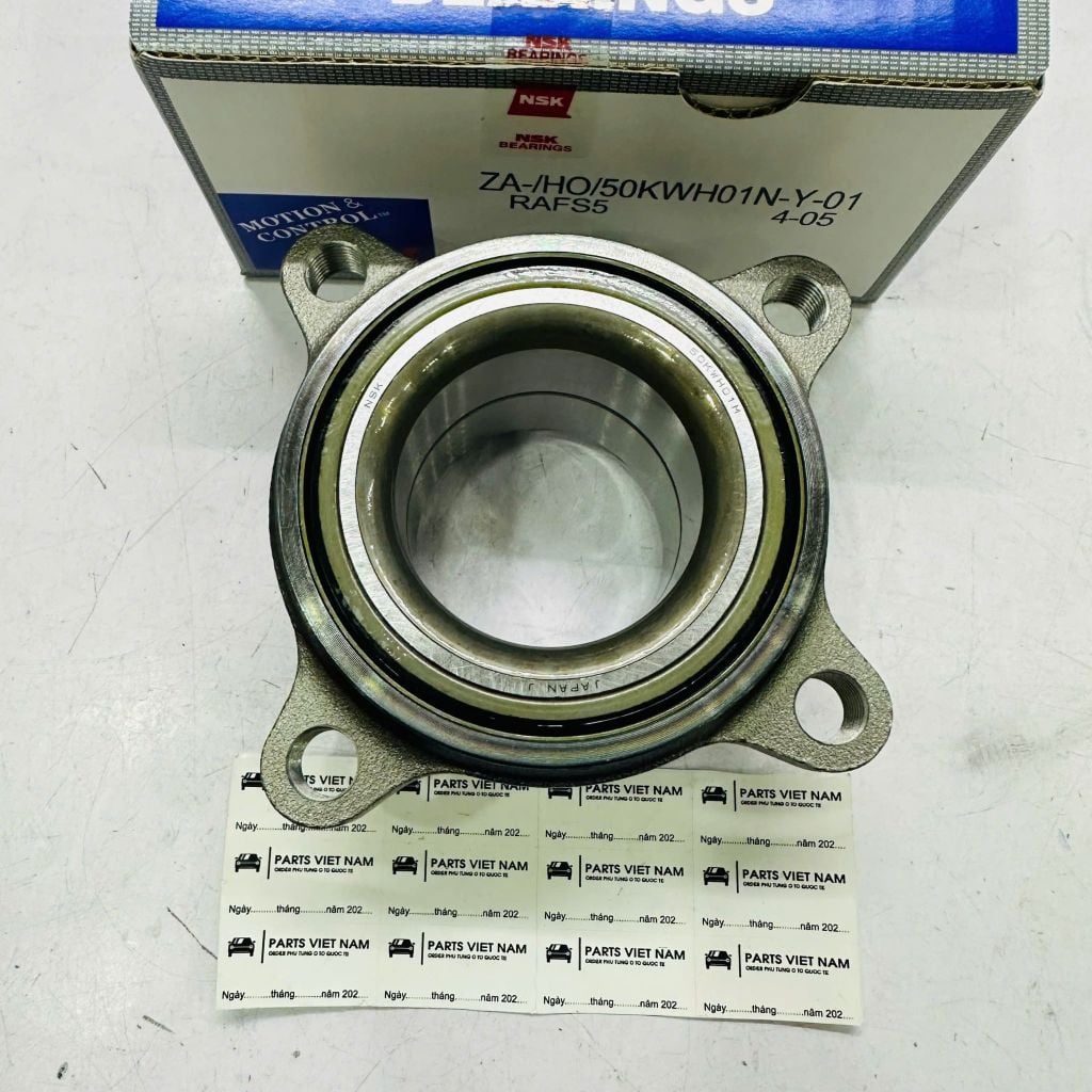 Bi moay ơ trước, Bạc đạn bánh trước Mitsubishi Pajero V73, V93, V97, V60, V80 đời 2000 - 2016. Hàng NSK. Mã ZA-50KWH01, 50KWH01N.