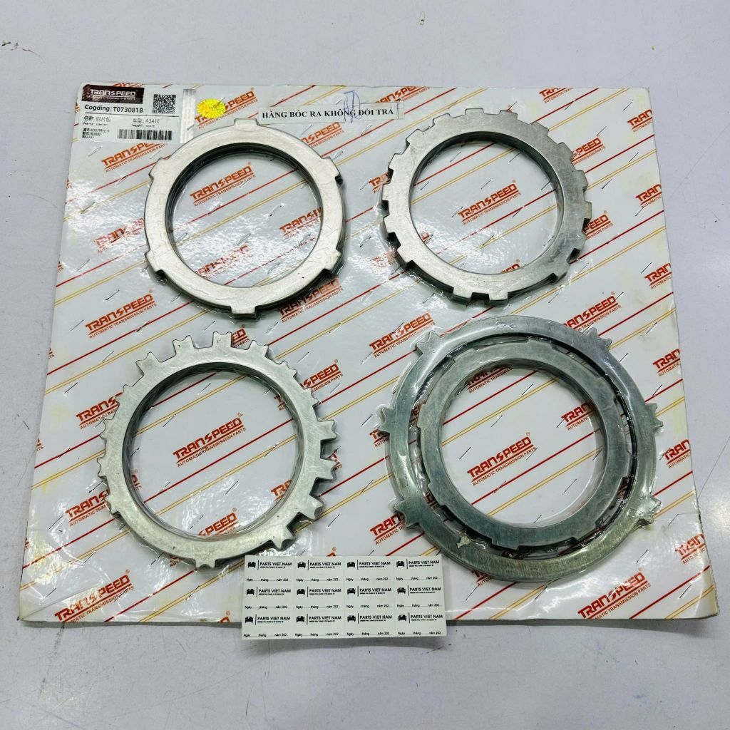 Bộ lá thép hộp số tự động (Transmission Steel Kit) Toyota Land Cruiser Prado 2.7 (2TR), Fortuner V, Lexus LX450. Hộp số A343F / A340 / A341E. Hàng Transpeed. Mã T073081B