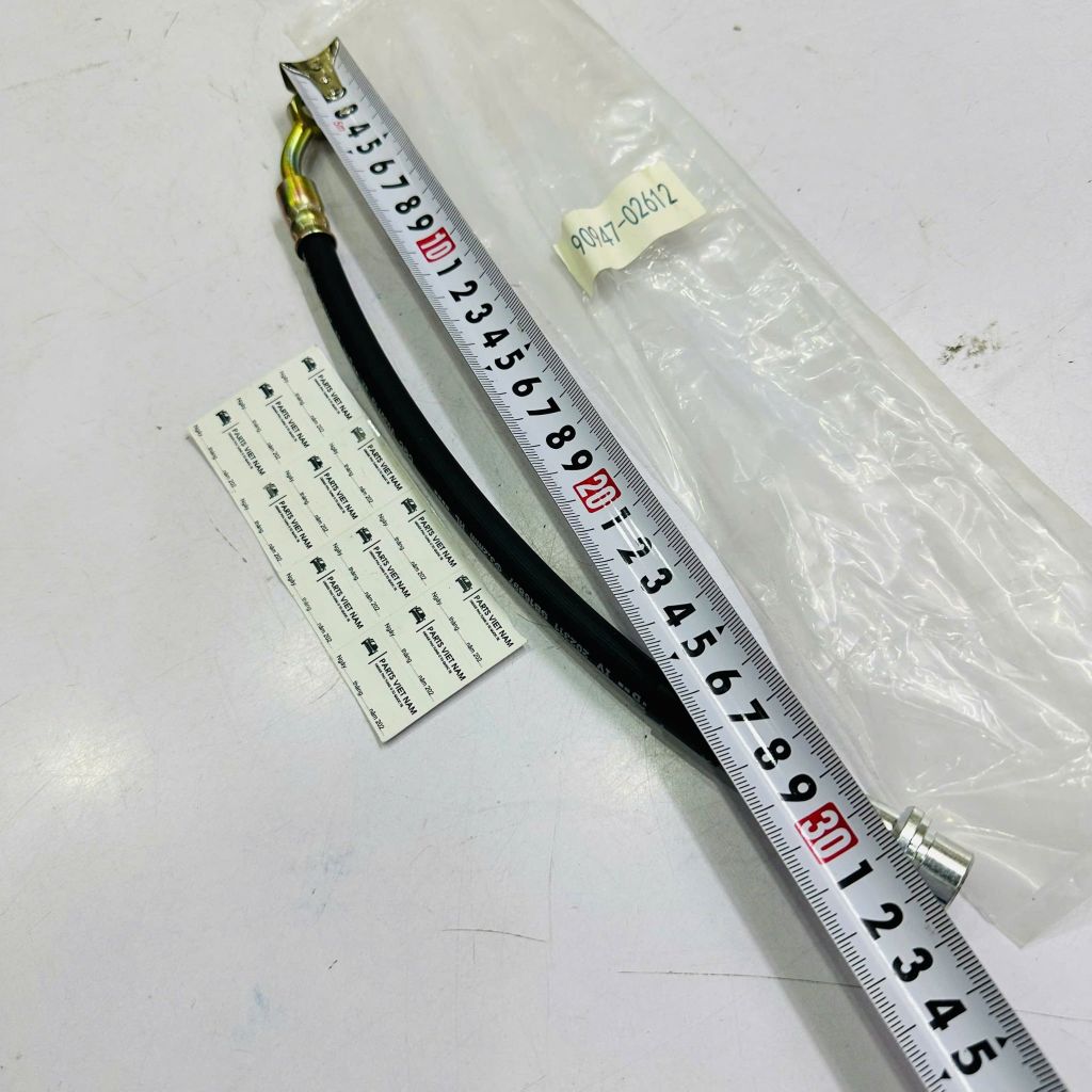 Tuy ô phanh trước, thắng trước (Front Brake Hose) Toyota Land Cruiser 80 Series (FJ80, FZJ80, HDJ80). Đời 1990-2006. Hàng cao cấp. Mã 90947-02612, 9094702612