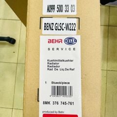 Két nước (Radiator) Mercedes-Benz E200, E250, E300 (W213), 400, S450, S500, S560, S600 (W222), GLC 200, GLC 250, GLC 300 (X253), CLS 300d, CLS 450 (C257) đời 2015 - 2023. Hàng Berh. Mã A0995007100, A0995003303