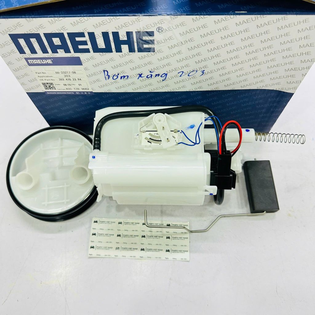 Cụm bơm xăng (Fuel Pump) Mercedes C-Class C180, C200, C240 W203, CLK W209 đời 1999 - 2004. Bên Phải. Hàng MAHLE. Mã A2034702394