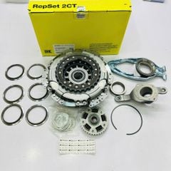 Bộ ly hợp kép, bộ côn (Double Clutch Kit) VW Golf, Passat, Scirocco, Tiguan; Audi A1, A3. Hộp số DSG 7 cấp (DQ200/0AM) đời 2008 - 2018. Hàng LuK / Chính hãng đặt hàng 8 - 12 ngày. Mã 0AM198142AA, 0AM198142Q