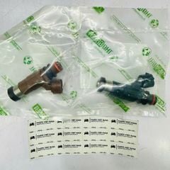 Kim phun xăng (Béc phun) Ford Laser 1.8, Mazda 626 2.0, Mazda 323, Premacy 2000 - 2005. Hàng chất lượng cao 1 xe có 2 mầu kim nâu và xanh. Mã FP33-13-250, FP3313250 ( 1 cây )