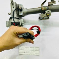 Cọc lái điện (Trụ lái) Toyota Vios, Yaris (NSP150/NSP151) đời 2017 - 2021. Hàng tháo xe loại chìa cơ. Mã 4520A0D400, 4520A0D270