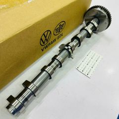 Cụm trục cam nạp (Kèm nhông VVT) Audi A4 B8, Q5, A5, VW Tiguan, Passat CC, Golf GTI đời 2008 - 2016. Động cơ 1.8/2.0 TFSI (EA888). Hàng xịn Faw Audi China. Mã 06H109021J, 06J109021H, 06H109088C