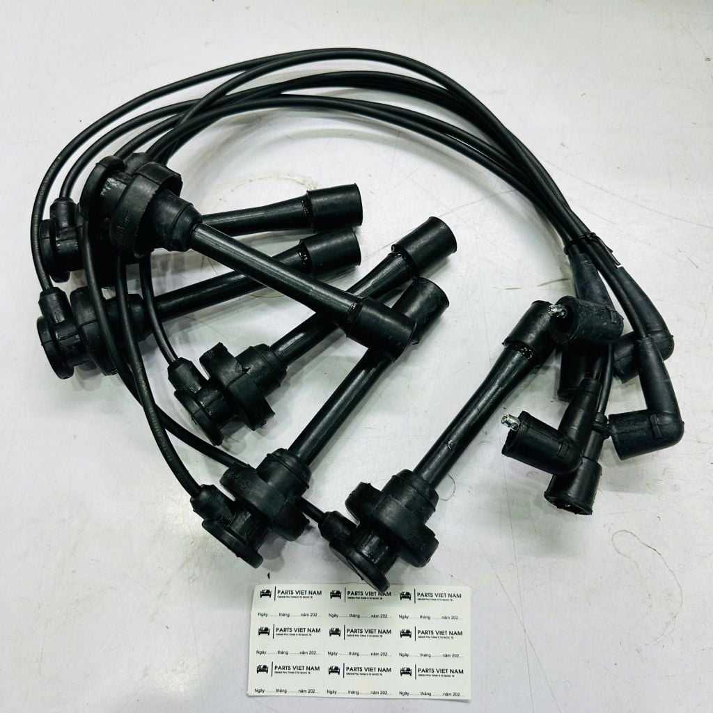 Bộ dây cao áp, dây phin Mitsubishi Pajero V73 đời 1999 - 2005. Máy 6G72 3.0. Hàng cao cấp. Mã MD371451, MD371456, MD371455, MD371453, MD371452, MD371454 ( 1 bộ 6 dây )
