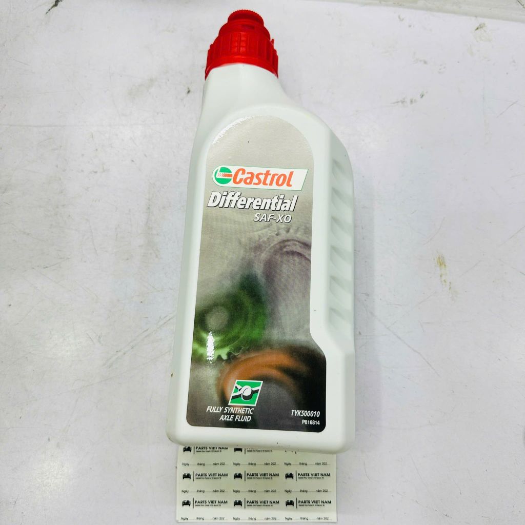 Dầu cầu trước, sau (Nhớt vi sai mở) Land Rover Discovery 3, 4, 5, Range Rover Sport, Vogue, Defender. Loại Castrol SAF-XO 75W-90, dùng cho cầu không khóa vi sai. Mã TYK500010, LR003156