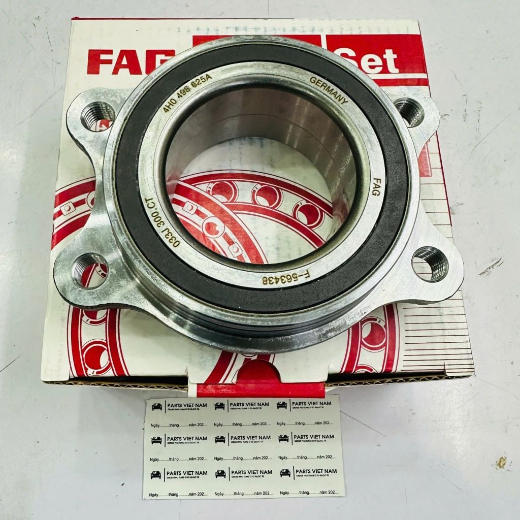 Bi moay ơ sau (Cụm bạc đạn sau) Audi A8 (D4), A6 (C7), A7, Q5, A4 (B8) đời 2009 - 2017. Hàng FAG. Mã 4H0498625E (Sau).