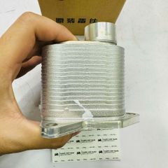 Két làm mát nhớt (Két sinh hàn) Audi A4 B9, Q5, VW Tiguan, Passat. Máy EA888 Gen 3. Hàng Faw Audi China. Mã 06K117021F, 06K117021J, 06K117021H