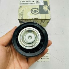Bi tỳ rãnh dây curoa (Puly đỡ) Mercedes (W212 / W213) E300, E350, (W204 / W205) C300, (W222) S400, (W166 ) GLE 400, GLE 450, GLK (X204) GLK 300 máy V6 3.0L / 3.5L (M276) đời 2013 - 2016. Hàng Bmtsr. Mã A2762020119