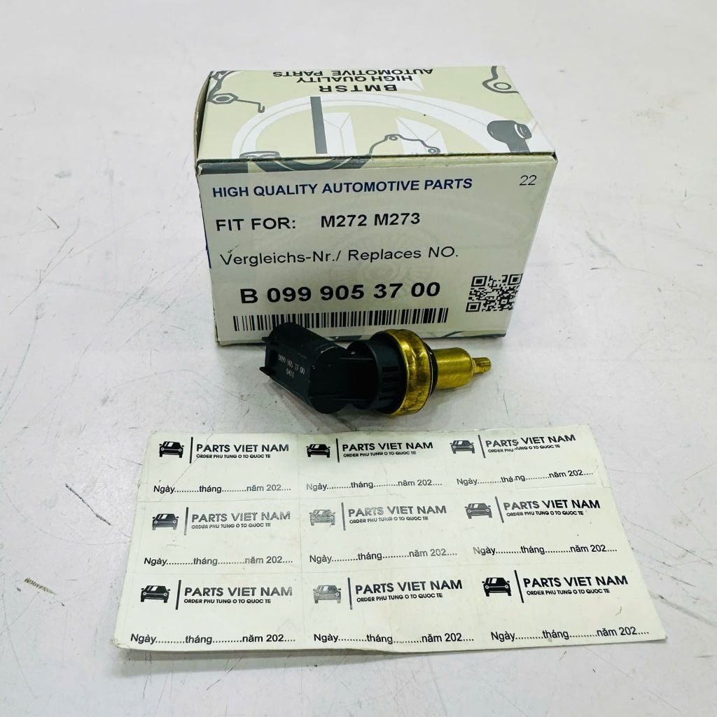 Cảm biến nhiệt độ nước làm mát Mercedes C200, C250, E200, E250, GLC 200 300, S400, , GL450, GLE400, GLS. Máy M271, M274, M276, M272, M273, M278, Hàng Bmtsr. Mã A0009056102, A0999053700