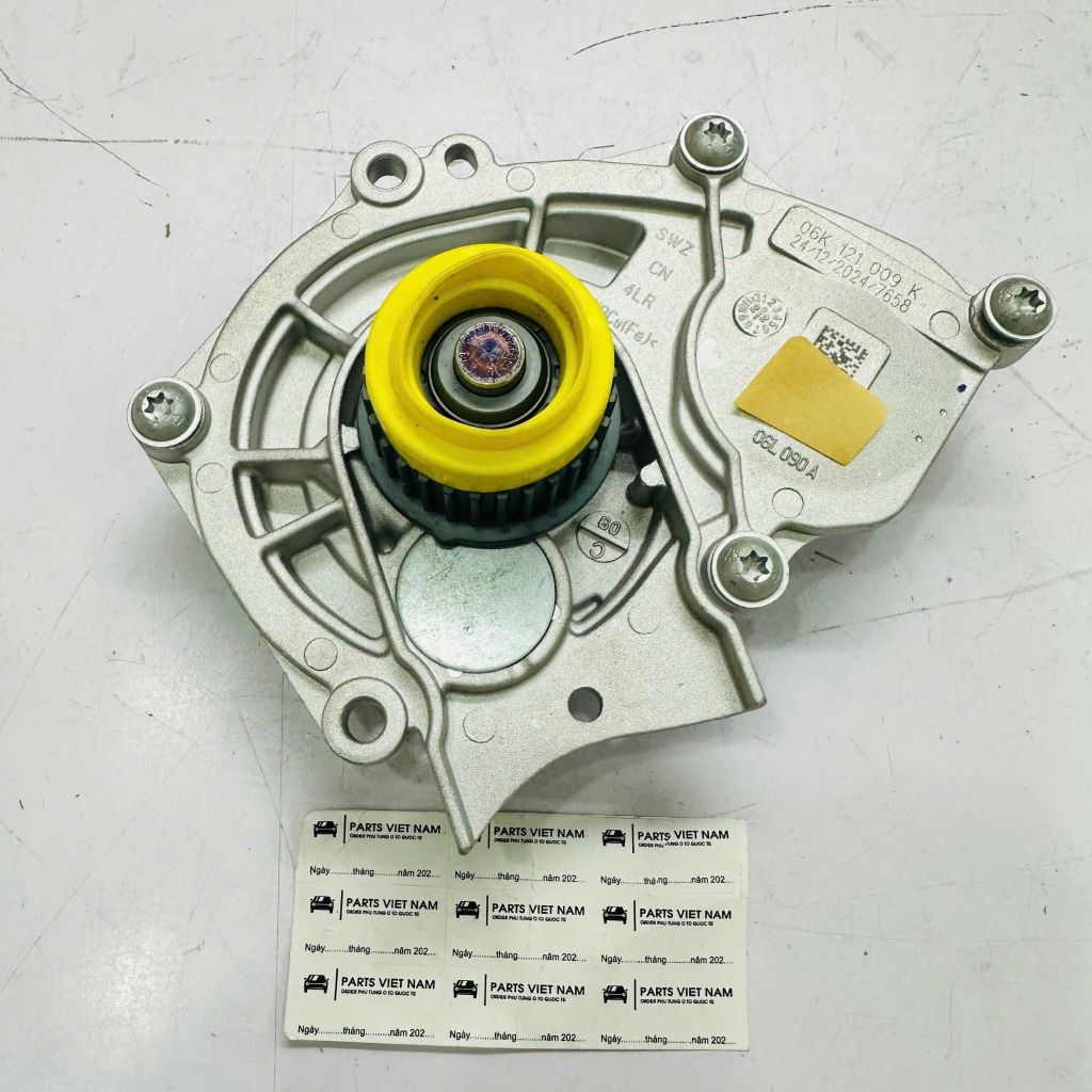 Mặt bơm nước Audi A3, A4, A5, Q5, Q3 Volkswagen Tiguan, Arteon, Teramont, Passat B8, Golf 7 máy 1.8/2.0 TSI Gen 3 đời 2008 - 2022. Hàng Audi China. Mã 06L121012, 06L121012L, LO6K121009K