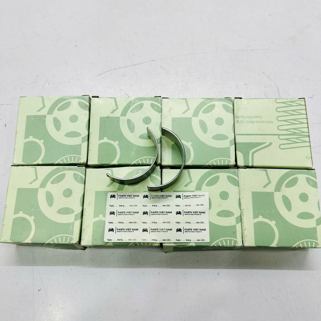 Bộ bạc biên (Bạc tay biên) Cốt 0 (STD) Mercedes S500 / S550 (W221, W222), GL450 (V8), GL500, GLS500 (X166), ML500, GLE500 (W166) động cơ M278 4.6L / 4.7L. Hàng chất lượng cao. Mã A2780300060 ( 1 bộ 16 miếng cho 8 tay biên )