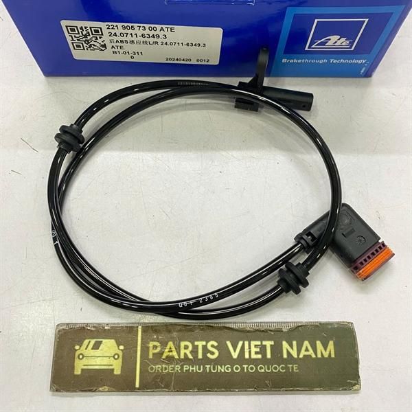 Cảm biến ABS trước (Front Axle) lắp chung Trái/Phải xe Mercedes S300, S350, S400 W221, CL500, CL600, C216 đời 2005 - 2013. Hàng ATE. Mã A2219057300, A2219057700, A2215400117, A2219050401, A2219056000, A24071163493