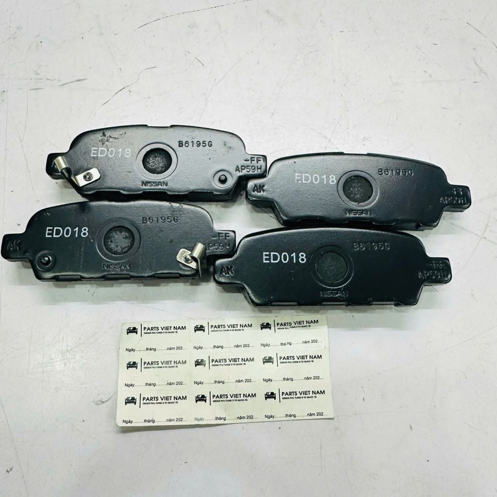Má phanh sau Nissan Xtrail T32 đời 2014 - 2020. Hàng cao cấp bảo hành không mạt không zít. Mã D4060-9HM0B, D4060-4BAOB, D40609HM0B, D40604BAOB