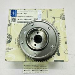 Nhông cam xả Mercedes động cơ M272, M273 xe C230 (W203), C300 (W204), E280, E350 (W211), E300, E350 (W212),  S350, S450, S500 (W221), GLK300 4Matic (X204), ML350, ML500 (W164), GL450, GL500 (X164). Hàng Bmtsr. Mã A2720506847, A2720505047 ( 1 xe 2 nhông )