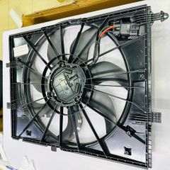 Cụm quạt giải nhiệt động cơ & điều hòa (Quạt két nước) xe Mercedes S-Class W222 S350, S400, S500, Maybach máy V6 M276 đời 2013 - 2020. Hàng Oem Maeuhe. Mã A0999060612