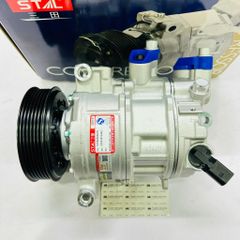 Lốc lạnh hay lốc điều hòa xe Audi A4 B9 (Sedan, Avant, Allroad), A5, A6, A7, Q7 2.0 đời 2015 - 2023. Hàng Stal China 6SES14C / 7SES17C. Mã 4M0816803, 4M0820803, 8W5816803, 8W5820803A