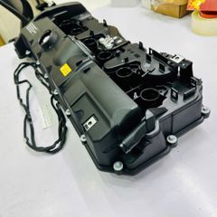 Nắp giàn (dàn) cò (Engine Valve Cover) cho động cơ BMW N52N (3.0L) cho BMW X1 X3 E83 E84, F25, X5 E70, 328i E90, E60, E61, F10, F11 523i, 525i, 528i, 530i, F01, F02 730i, 730Li, X1, X3, X5 đời 2007 - 2013. Hàng Febi. Mã 11127552281