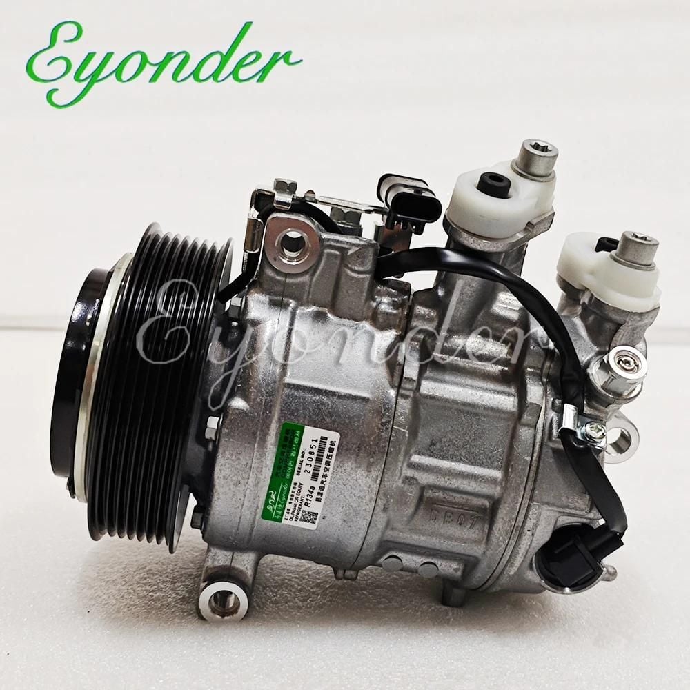 Lốc lạnh, máy nén điều hòa 7 rãnh (7PK) Mercedes C200, C250, C300, W205, E200, E250, E300, W213, GLC200, GLC250, GLC300, X253 đời 2014 - 2021. Hàng OEM China. Mã OE: A0008300302, 0008300302