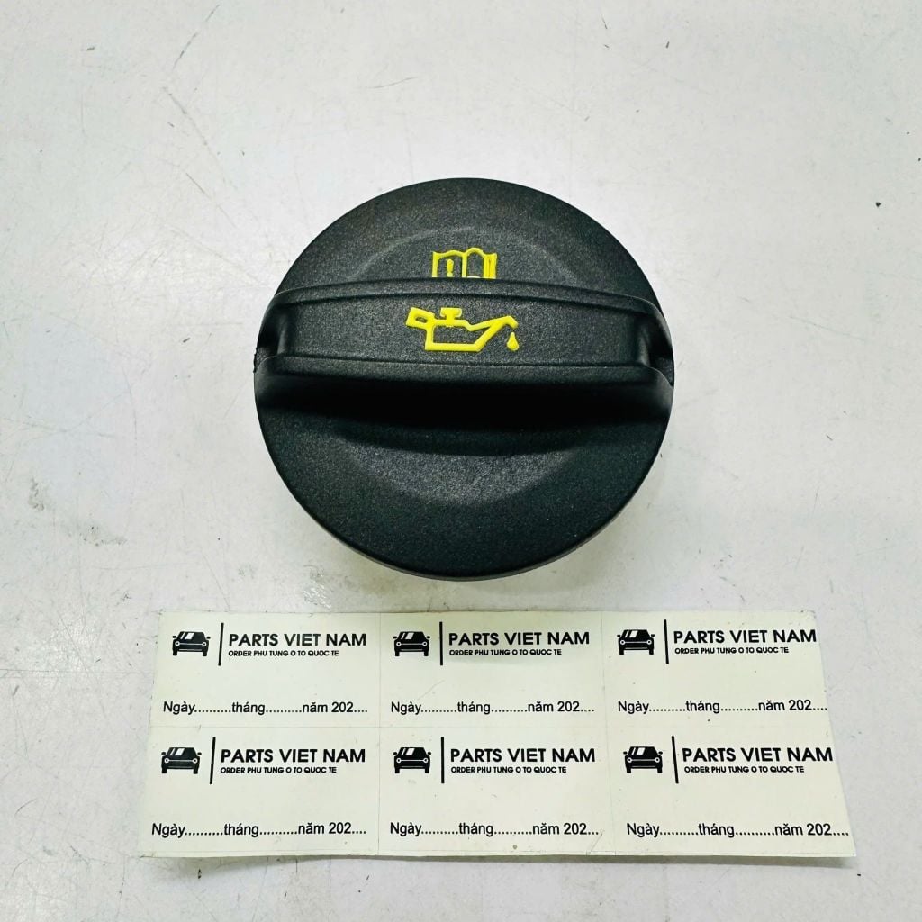 Nắp đổ dầu nhớt động cơ (Oil Filler Cap) Audi A1, A3, A4, A5, Q3, Q5, Volkswagen Tiguan, Golf MK7, Sharan, Passat,  Scirocco, Porsche Macan 2.0T đời 2013 - 2025. Động cơ EA888 Gen 3 (1.8 TSI / 2.0 TFSI). Hàng Faw China. Mã OE: 06K103485C, 06K103485D