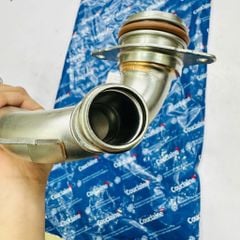 Ống nước van hằng nhiệt phiên bản vỏ nhôm siêu bền cho Mercedes-Benz C200, C300 W205, E200, E200, E300 W213, GLC 200, GLC 200, GLC 300 X253 động cơ M264 đời 2018 - 2023. Hàng OEM. Mã OE: A2642008600, 2642008600,A2642004201