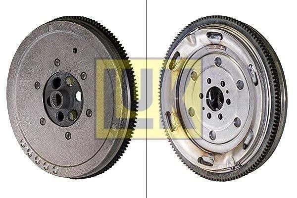 Bánh đà kép chính hãng LUK Đức cho dòng xe Audi A6 C6 đời 2005 -  2011. Tương thích động cơ 2.0 TFSI (125kW/170HP) và hộp số tự động vô cấp CVT. Đặt hàng 4 - 6 ngày. Mã OE: 06D105317B, 415055908