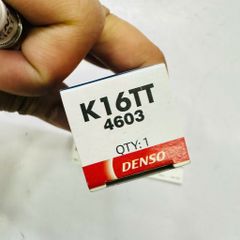 Bugi ô tô Denso K16TT chân ngắn, điện cực Niken Twin-Tip cho Toyota, Mitsubishi, Suzuki, Toyota Vios, Innova, Mitsubishi Jolie, Suzuki Carry, Daewoo Gentra, Lanos. Hàng Denso Japan. Mã JK267700-7431