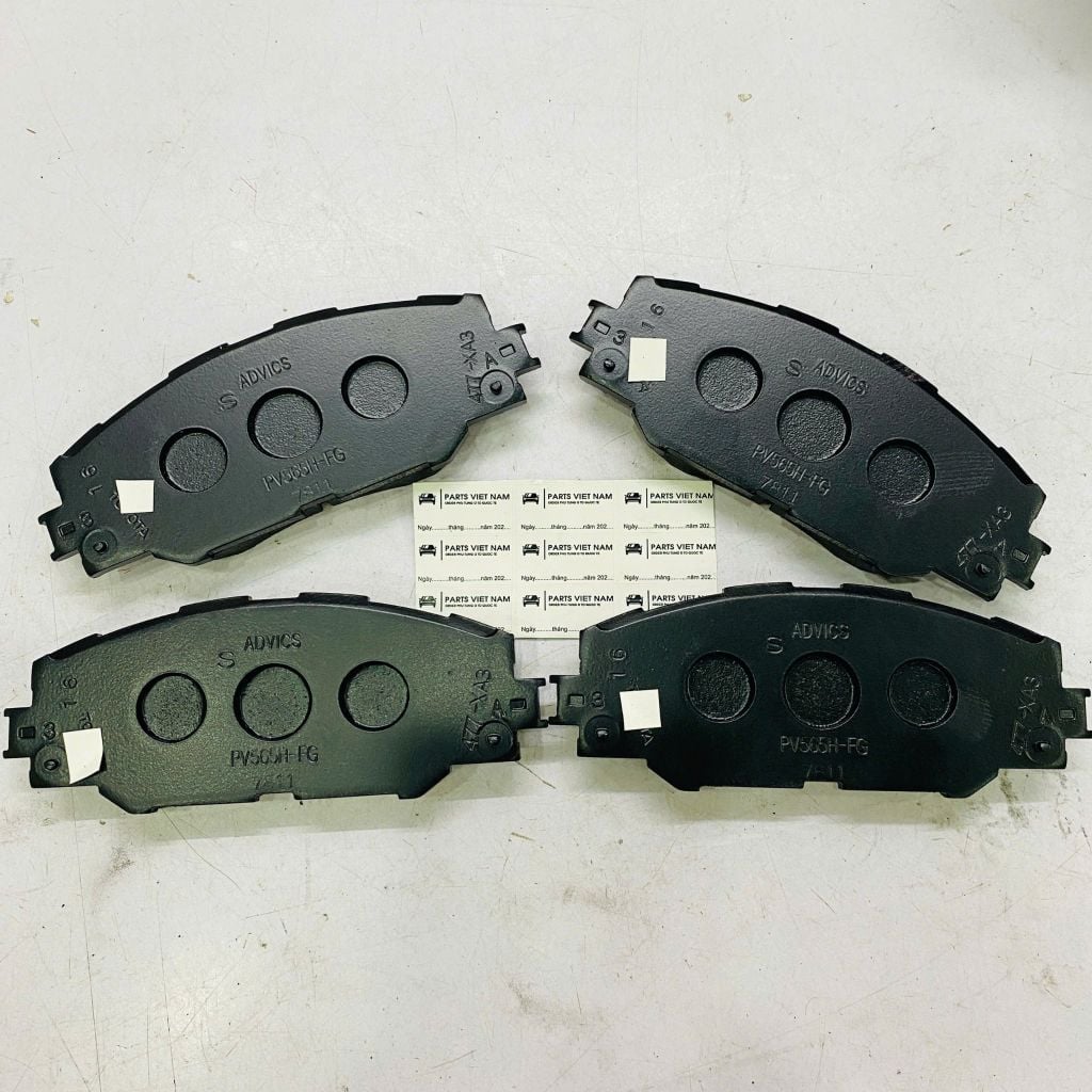 Bộ má phanh, bố thắng đĩa trước (Front Brake Pads) cao cấp chuẩn OEM cho Toyota RAV4 (Form XA30) đời 2005 - 2012. Mã 0446542140, 0446542150, 0446542140