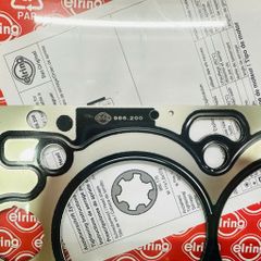 Gioăng mặt máy, ron quy lát thép nhiều lớp cao cấp cho động cơ AJ133 5.0L V8 của Land Rover: Range Rover, Range Rover Sport, LR4 (Discovery 4) đời 2010 - 2019. Hàng Elring. Mã OE Trái LR105293, Phải LR105294 ( 1 cái )