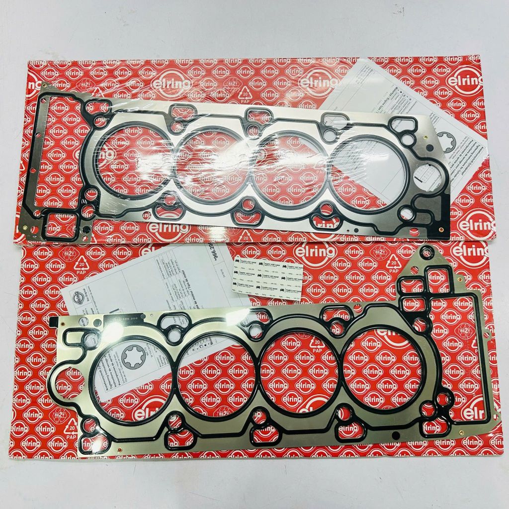 Gioăng mặt máy, ron quy lát thép nhiều lớp cao cấp cho động cơ AJ133 5.0L V8 của Land Rover: Range Rover, Range Rover Sport, LR4 (Discovery 4) đời 2010 - 2019. Hàng Elring. Mã OE Trái LR105293, Phải LR105294 ( 1 cái )