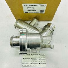 Cụm van hằng nhiệt vỏ nhôm Land Rover Range Rover (L322, L405), Sport (L320, L494), Discovery 4, Jaguar XF, XJ (Động cơ 5.0L V8, 3.0L V6 Supercharged). Hàng OEM chất lượng cao. Mã LR032135, LR035124, AJ812976