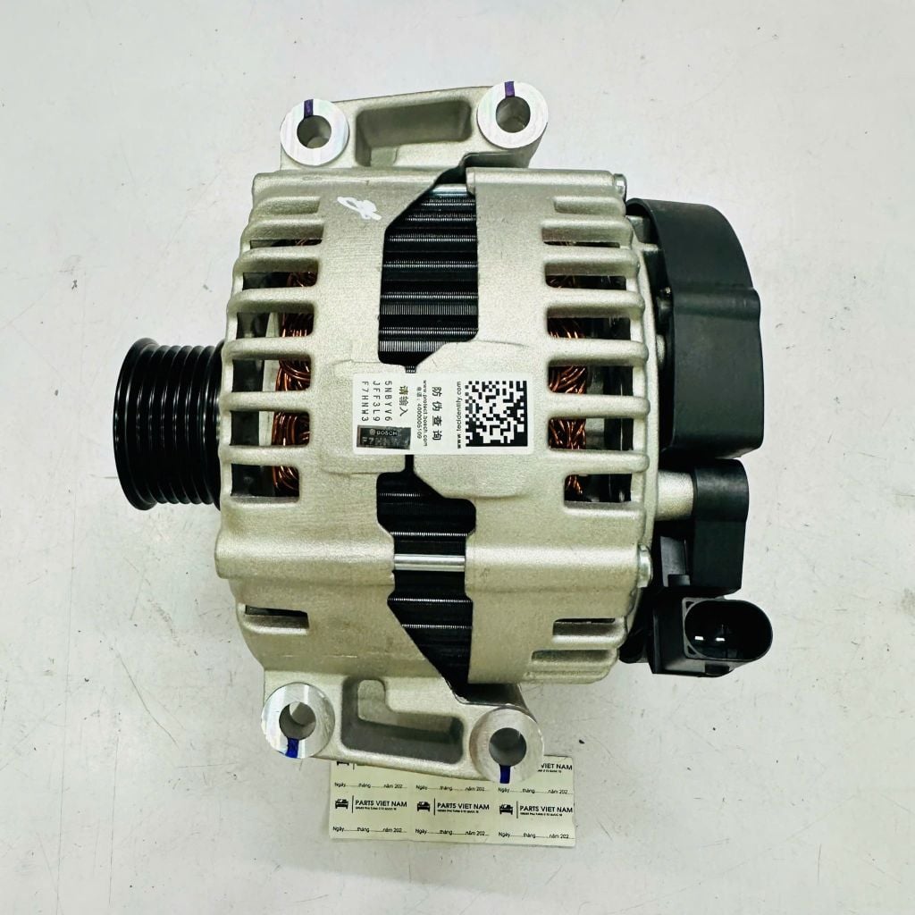 Máy phát điện chuẩn cho Mercedes Benz: S300, S350, S500 (W221), ML350, ML500 (W164), GL450, GL500 (X164), R350, R500 (W251), E280, E300, E350 (W211) và CLS (C219) đời 2005 - 2015. Hàng OEM Bosch. Mã A0131543502, A0131545602
