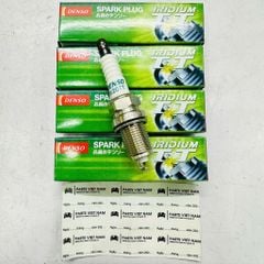 Bugi Iridium TT - Platinum Denso Japan cho Toyota Vios, Yaris, Corolla Altis, Innova, Fortuner, Camry, Altis, Camry máy 1NZ, 1ZZ, 1TR, 2TR, 2AZ; Honda Civic, CR-V, Accord máy 2.0, 2.4; Mitsubishi Grandis, Lancer, Pajero Sport máy MIVEC. Mã IK20TT