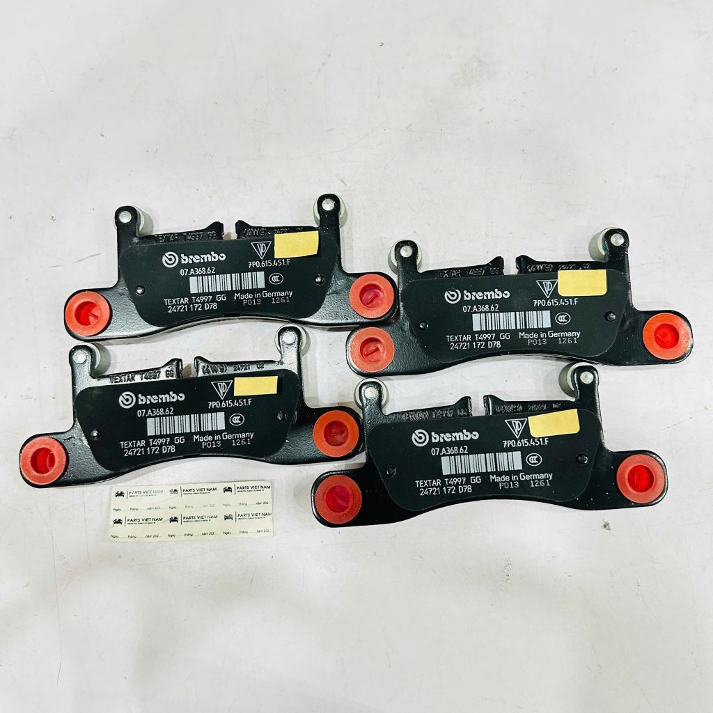 Má phanh sau (Bố thắng sau) Porsche Cayenne động cơ 3.0, 3.6, 4.2, 4.8, Volkswagen Touareg đời 2011 - 2018. Hàng chất lượng cao. Mã 7P0698451, 7P6698451 9583529390, PAA698451A