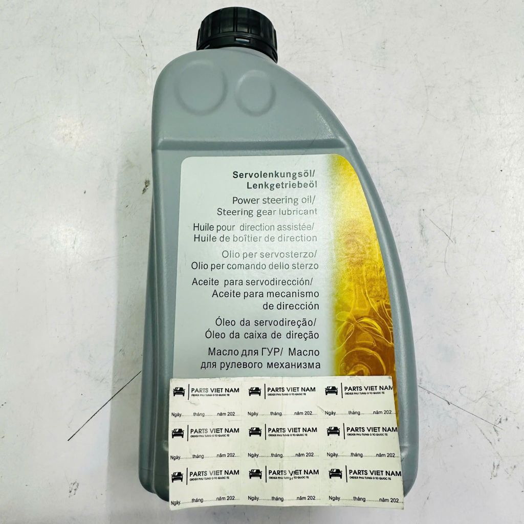 Dầu trợ lực lái (Màu Vàng), Nhớt thước lái Mercedes-Benz C-Class (W203, W202), E-Class (W210, W124), S-Class (W220, W140), ML (W163), Sprinter. Tiêu chuẩn MB 236.3. Hàng Mer. Mã A000989880310