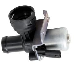 Cụm van nước sưởi, Van điều khiển nước làm mát Mercedes-Benz động cơ M271 (1.8L Turbo): C-Class W204 (C180, C200, C250) và E-Class W212 (E200, E250). Hàng Hella Âu. Mã A2712030164, 2712030164