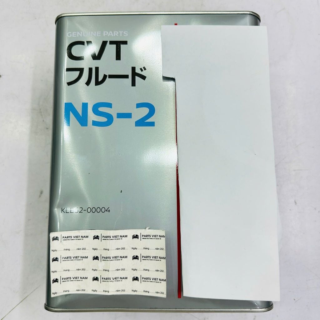 Dầu, nhớt hộp số vô cấp Nissan CVT Fluid NS-2 (Can 4 Lít) cho XTrail T31, Teana J32, Murano Z51 đời 2008 - 2014. Mã KLE52-00004