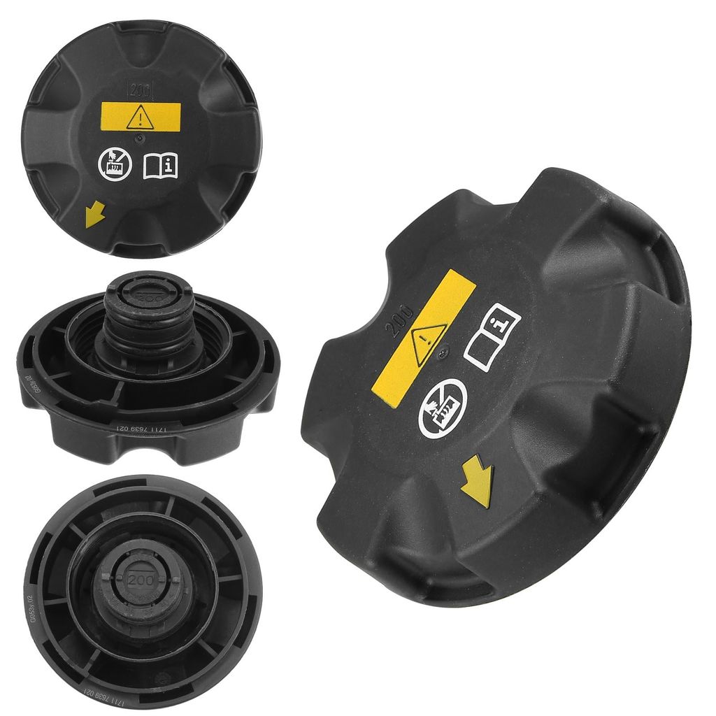 Nắp bình nước phụ làm mát động cơ BMW 320i, 520i, 730i, 750i, X5, X6, X7. Hàng xịn loại nắp to. Mã 17117639021, 17137516004