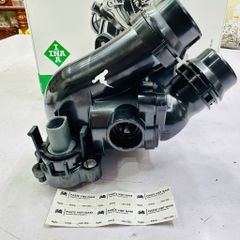 Bơm nước làm mát động cơ (Máy 1.8 / 2.0 TFSI) Audi A4, A5, Q5, Q7 & Volkswagen Tiguan, Passat, Scirocco, Golf, Beetle, Polo, Sharan, Touran đời 2012 - 2018. Hàng INA liền cảm biến. Mã 06H121026, 06H121026DR, 06H121026AB, 06H121026AF, 06H121026AG