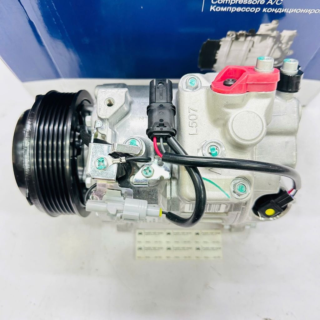 Lốc điều hòa, lốc lạnh (A/C Compressor) xe BMW 520i F10, 528i F11, 320i F30, 328i X1 E84, X3 F25, Z4 (Máy N20) đời 2011 - 2016. Hàng Denso. Mã 64529399059, 64529216466