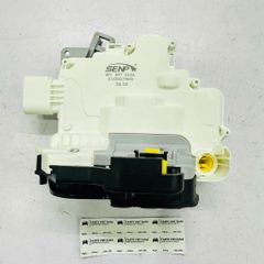 Ổ khoá gậm, khóa cửa trước trái (Bên Tài) 9 giắc điện Audi A6 (C6), A4 (B7), A3, A8, R8 đời 2003 - 2015. Hàng cao cấp. Mã 4F1837015, 4F1837015E, 8E1837015AA