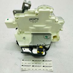 Ổ khoá gậm, khóa cửa trước trái (Bên Tài) 9 giắc điện Audi A6 (C6), A4 (B7), A3, A8, R8 đời 2003 - 2015. Hàng cao cấp. Mã 4F1837015, 4F1837015E, 8E1837015AA