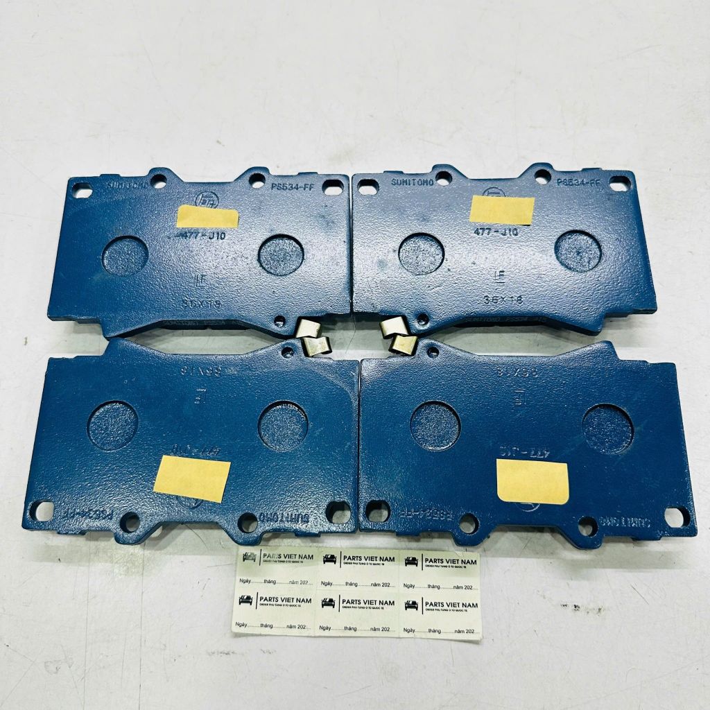 Má phanh trước (Bố thắng trước) Toyota Land Cruiser 70 Series (GRJ76 HZJ79 VDJ) đời 2007 - 2025. Hàng chất lượng cao. Mã 0446560340, 0446560230