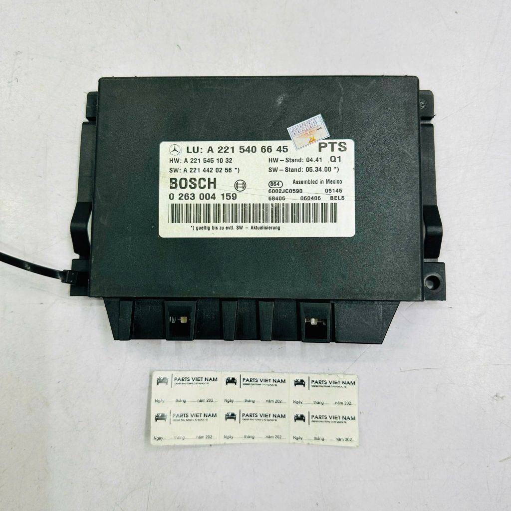 Hộp điều khiển cảm biến va chạm (Parktronic/PDC) Mercedes S350, S450, S500, S550, S600 W221 đời 2007 - 2010. Hàng tháo xe Châu Âu 10 ngày. Mã A2215406645