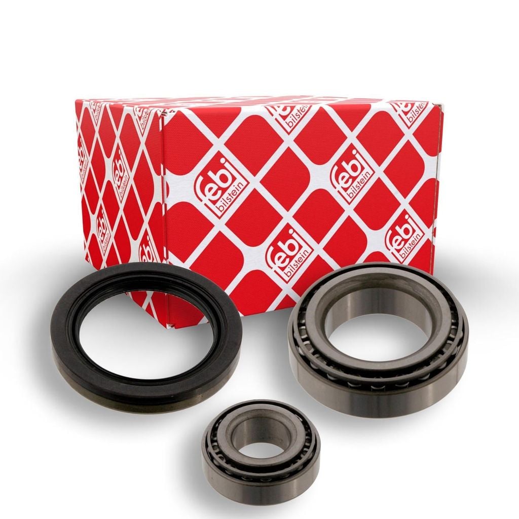 Bi moay ơ, bạc đạn bánh trước bao gồm 2 bi 1 phớt cho Mercedes W211, E200, E240, E280 E220, E270, E320, E500, E63 AMG, E55 AMG đời 2002 - 2009. Hàng Febi đức. Mã A2303300325 ( 1 bộ cho 1 bánh )