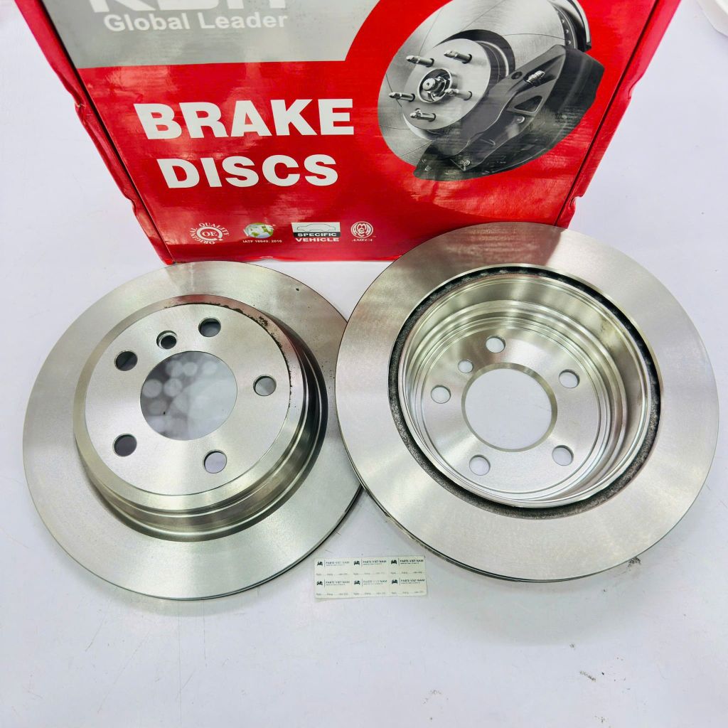 Đĩa phanh sau, đĩa thắng sau BMW 320i F30 F31, 420i F32 F36 (Kích thước 300x20mm) đời 2011 - 2020. Hàng KBR. Mã 34216792229, 34216864900 ( 1 cái )