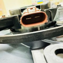 Cụm quạt két nước (Quạt làm mát động cơ) Ford Fiesta 1.0L và 1.5L đời 2011 - 2015. Hàng OEM China. Mã C1B18C607FA, 8V518C607CG