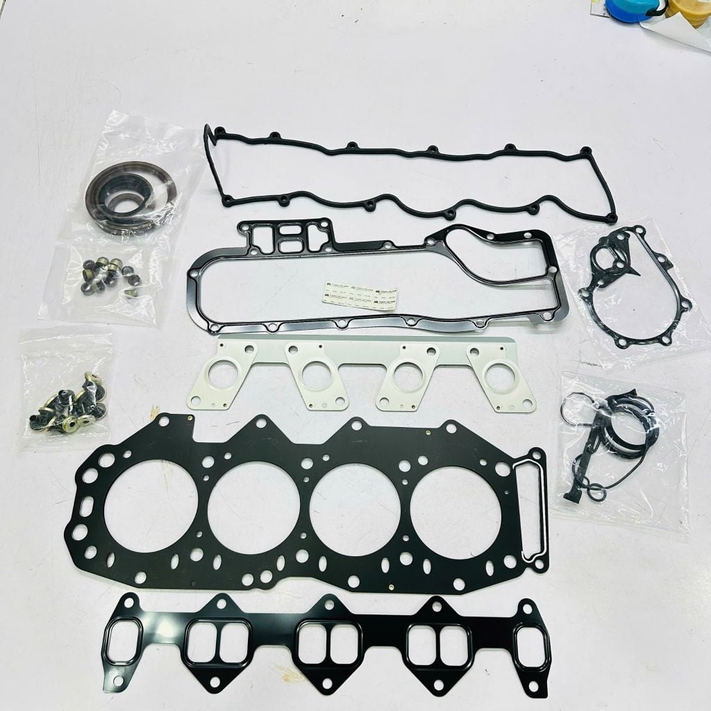 Bộ gioăng đại tu gioăng mặt máy thép Ford Ranger, Everest máy dầu 2.5L động cơ WL đời 2002 - 2011. Hàng OEM China. Mã 8ASX10271, WL01-10-270